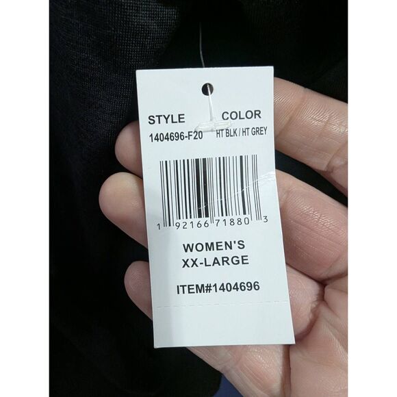 32 Degrees Set of 2 Cool Lightweight Zip Up Hoodies - Black & Gray - Picture 6 of 11